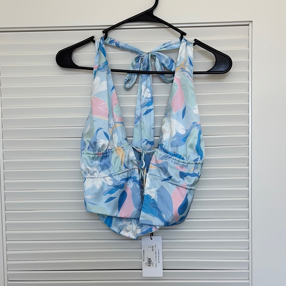 Floral Halter Top